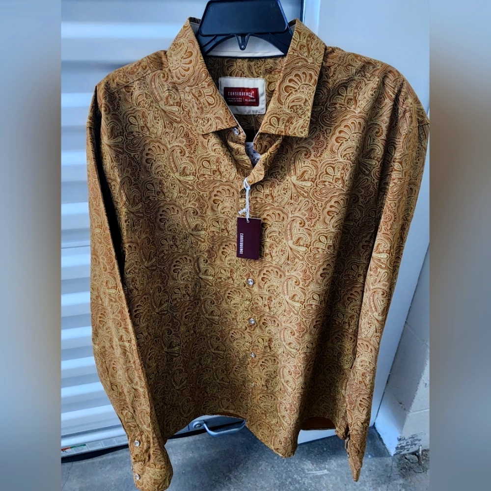 Mens Designer Dress Shirt